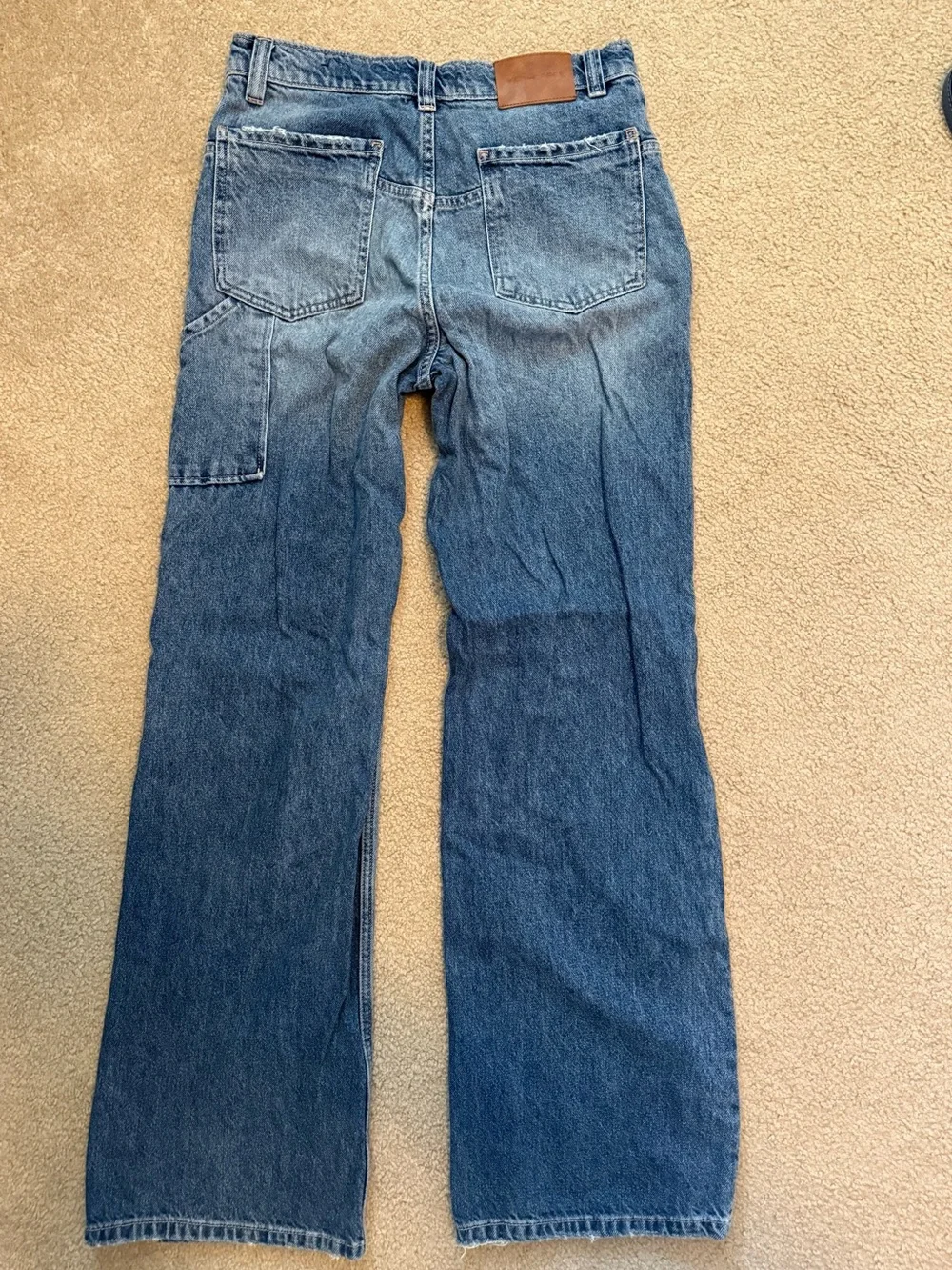Free People Blue Flare Jeans